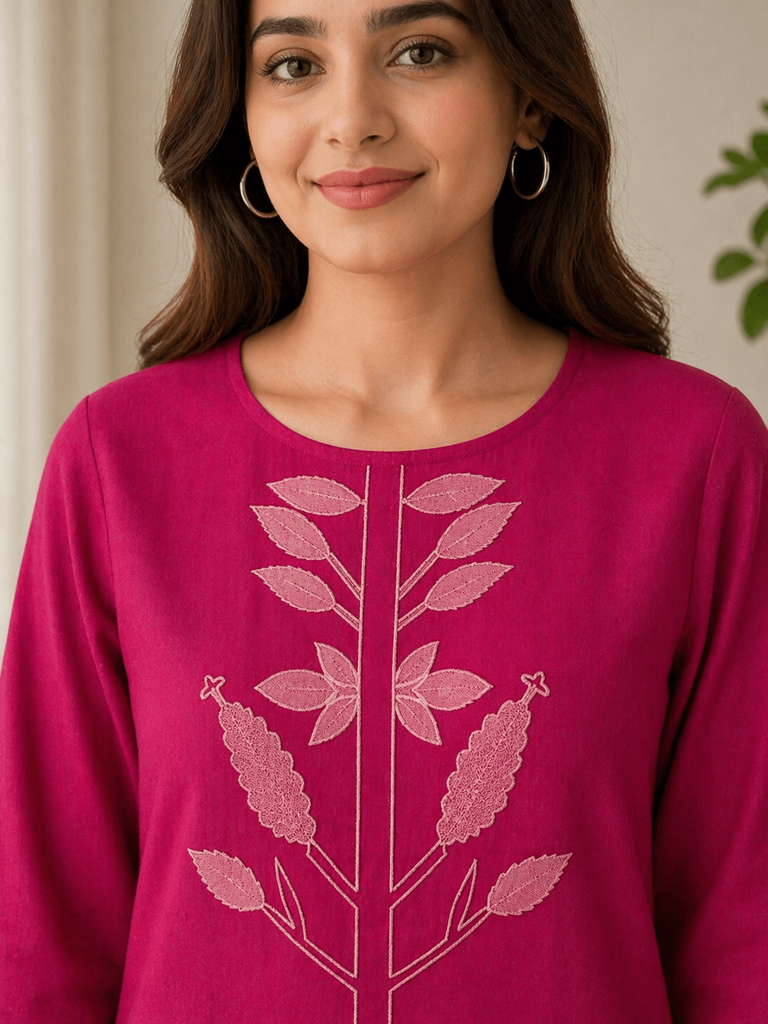 Krishna Creations Printed Cotton Kurta Pant Set for Women - Krishna Creations
